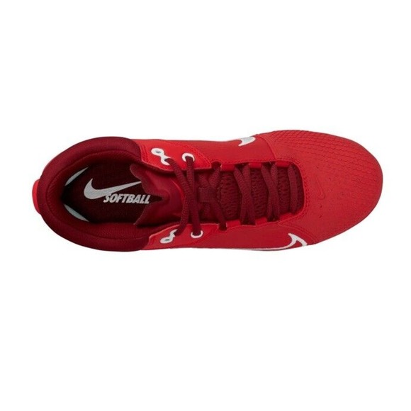 Nike Womens Girls Softball Cleats Hyperdiamond 4 Elite University Red CZ5917-616 - Picture 4 of 4